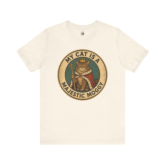 My Cat Is A Majestic Moggy – Retro Vintage Cat T-Shirt | Cats With Character