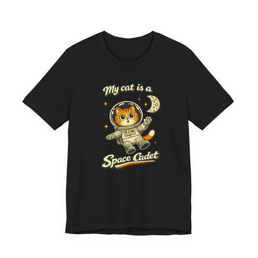 My Cat Is a Space Cadet – Retro Astronaut Cat T-Shirt | Cats with Character