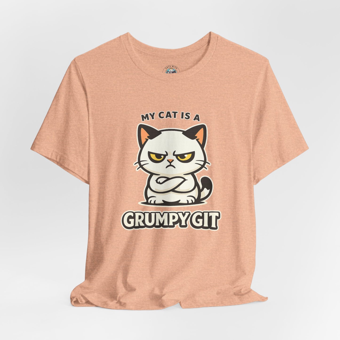 My Cat Is A Grumpy Git - Simply Purrfect - Cat T-Shirt | Cats With Character
