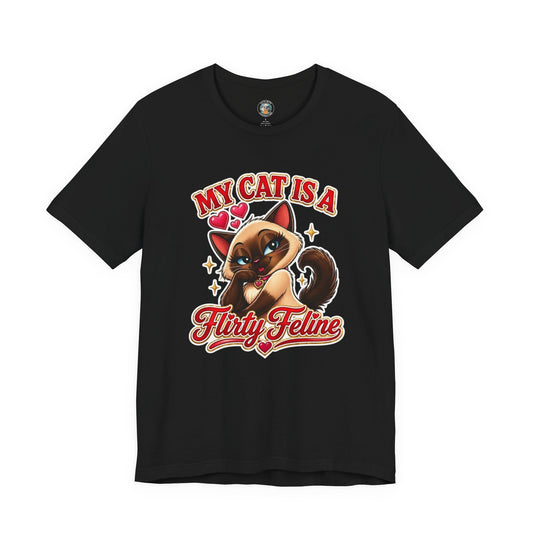 My Cat is a Flirty Feline - Feline Funnies Dark | Cats With Character