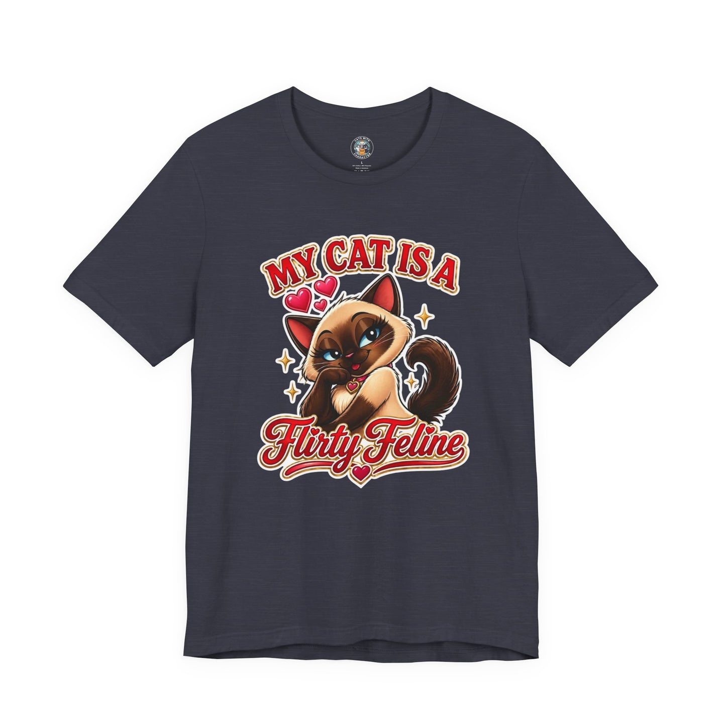 My Cat is a Flirty Feline - Feline Funnies Dark | Cats With Character