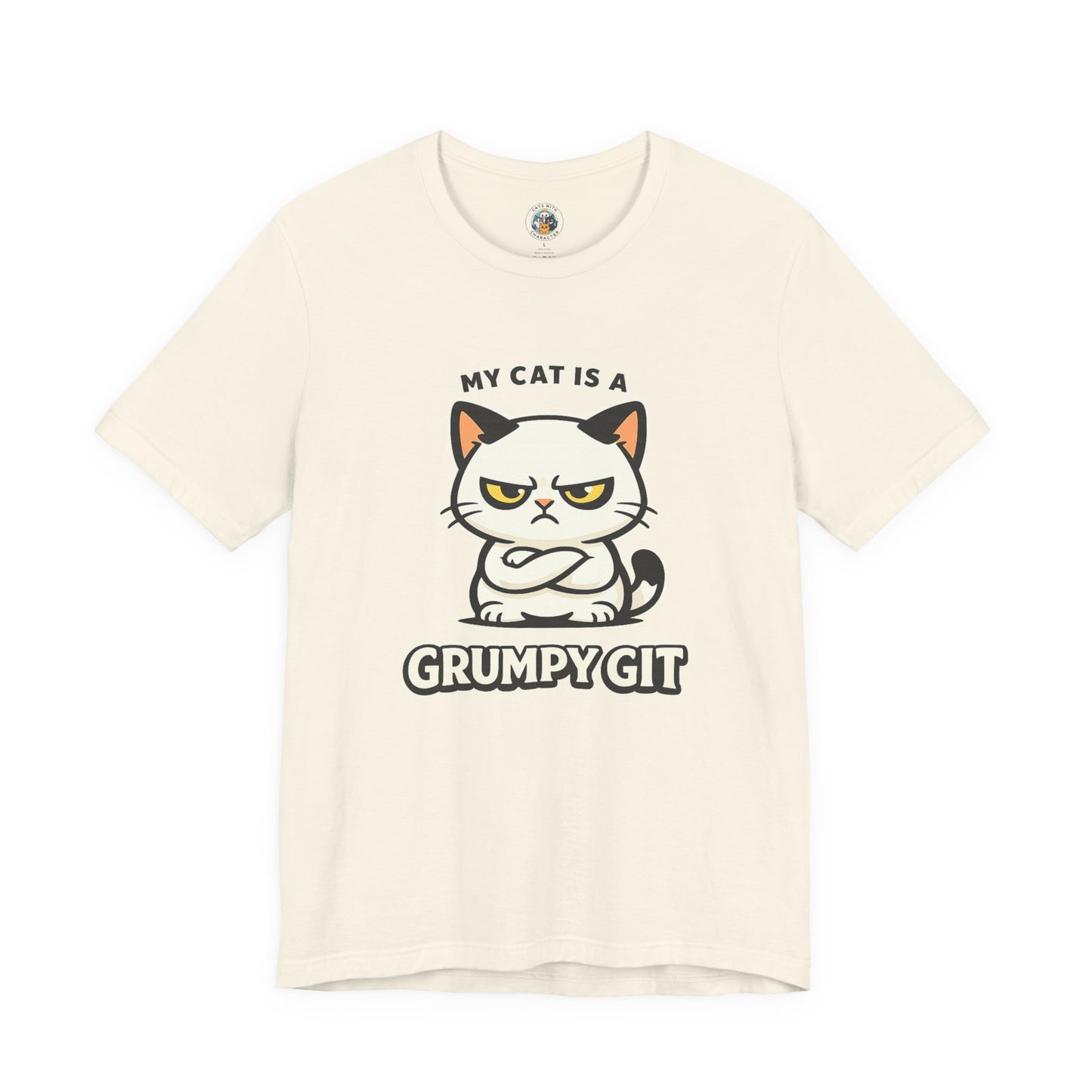 My Cat Is A Grumpy Git - Simply Purrfect - Cat T-Shirt | Cats With Character