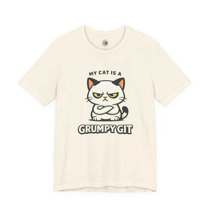 My Cat Is A Grumpy Git - Simply Purrfect - Cat T-Shirt | Cats With Character