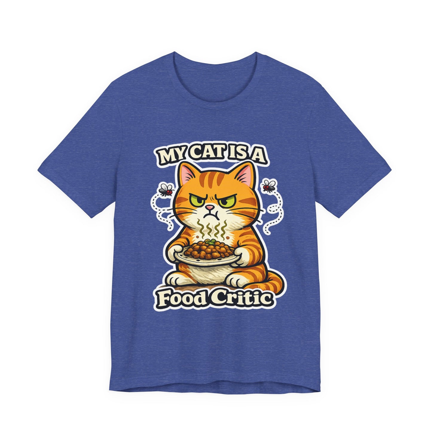 My Cat Is A Food Critic – Funny Cat T-Shirt | Cats With Character