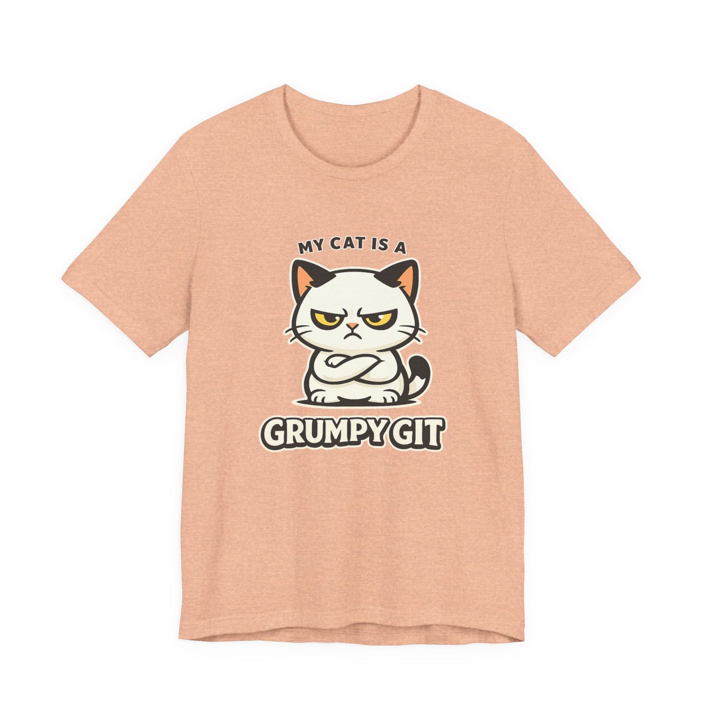 My Cat Is A Grumpy Git - Simply Purrfect - Cat T-Shirt | Cats With Character