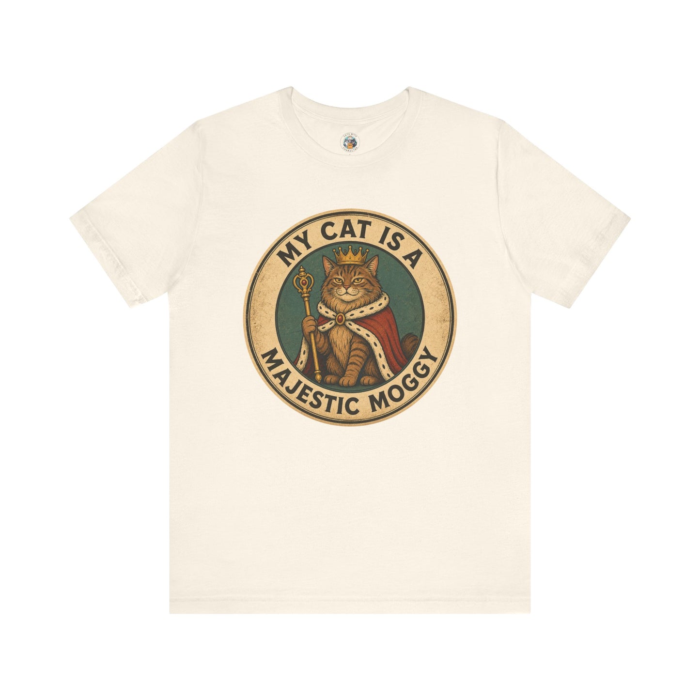 My Cat Is A Majestic Moggy – Retro Vintage Cat T-Shirt | Cats With Character