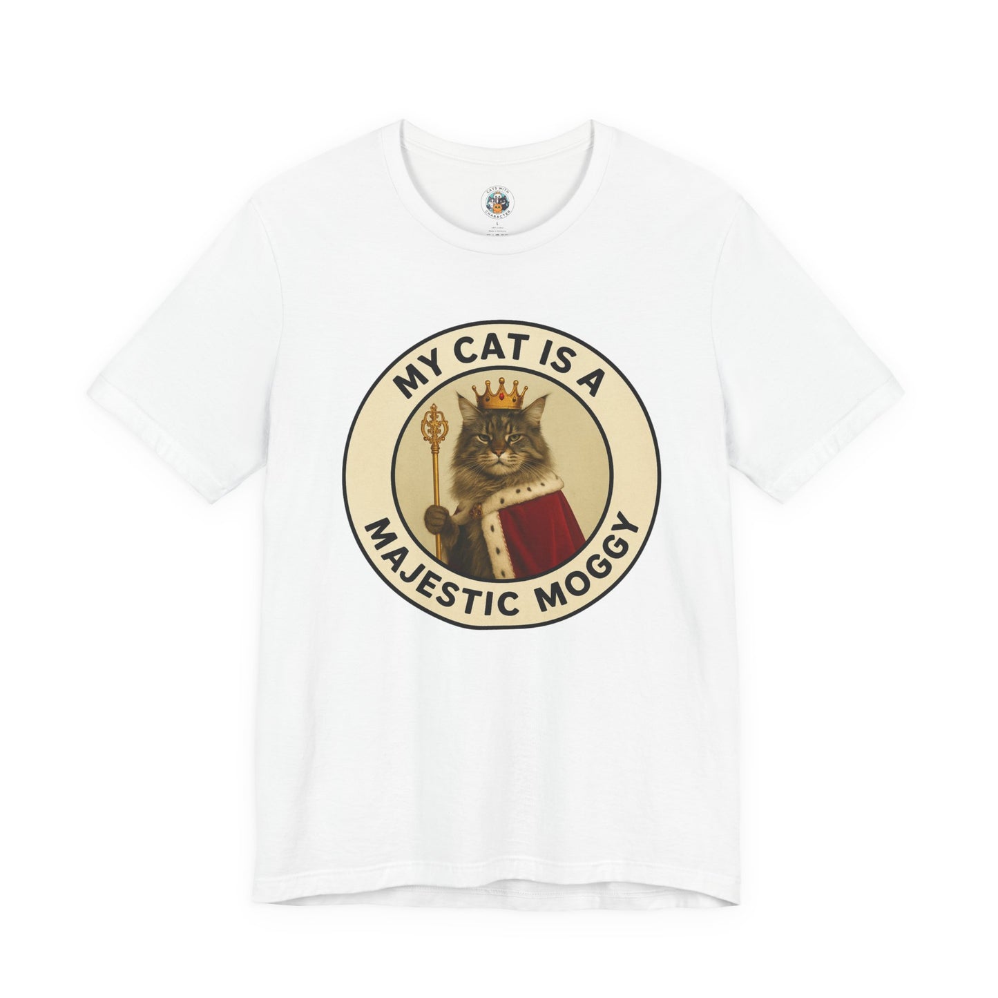My Cat is a Majestic Moggy - Paws in Focus - Unisex Jersey Short Sleeve Tee