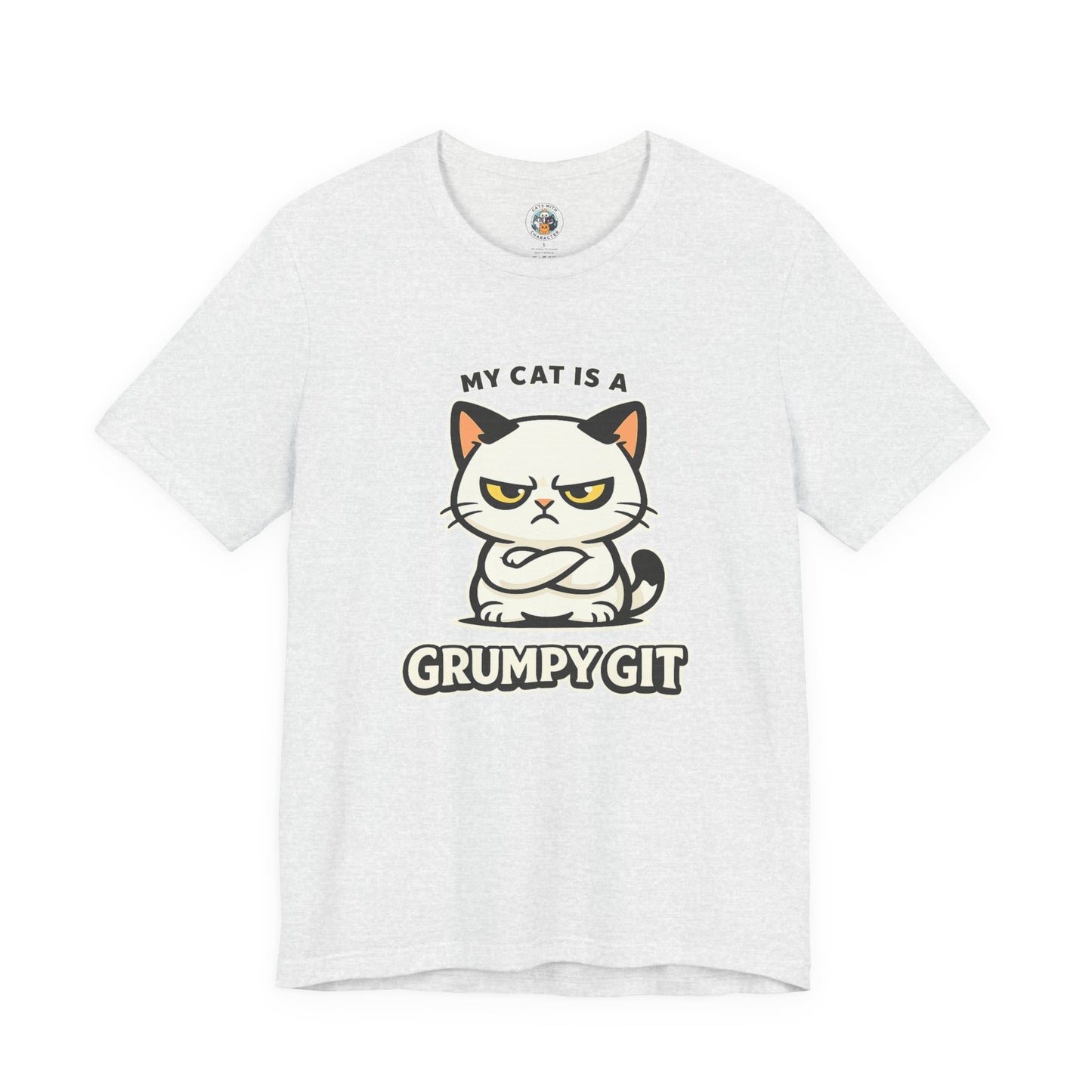 My Cat Is A Grumpy Git - Simply Purrfect - Cat T-Shirt | Cats With Character