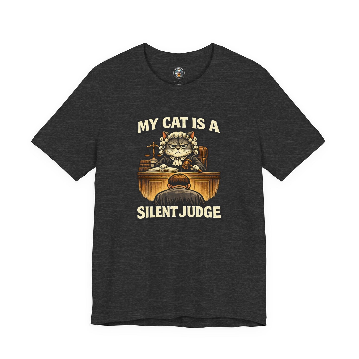My Cat Is A Silent Judge - Feline Funnies - Dark