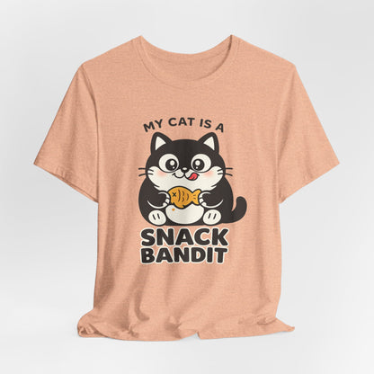 My Cat Is A Snack Bandit - Simply Purrfect Cat T-Shirt | Cats With Character