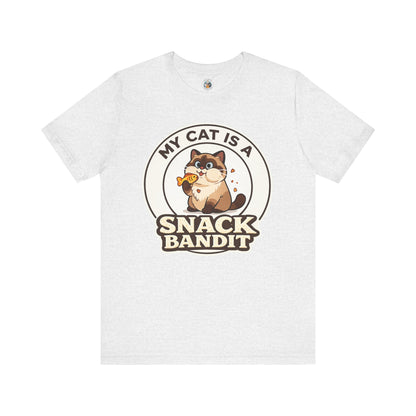 My Cat is a Snack Bandit - Feline Funnies - T-shirt