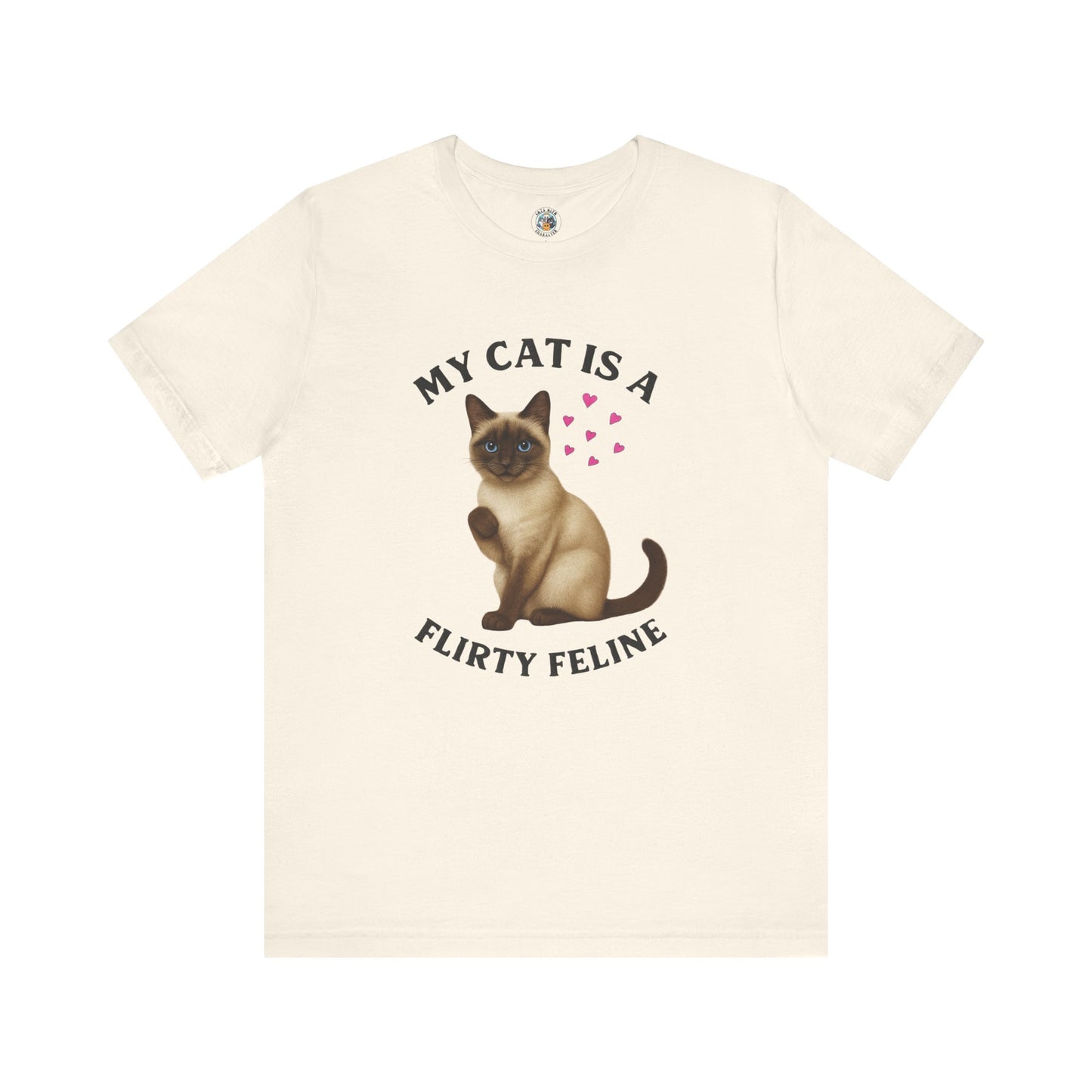 My Cat is a Flirty Feline - Paws in Focus - Unisex Jersey Short Sleeve Tee