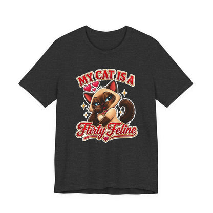My Cat is a Flirty Feline - Feline Funnies Dark | Cats With Character