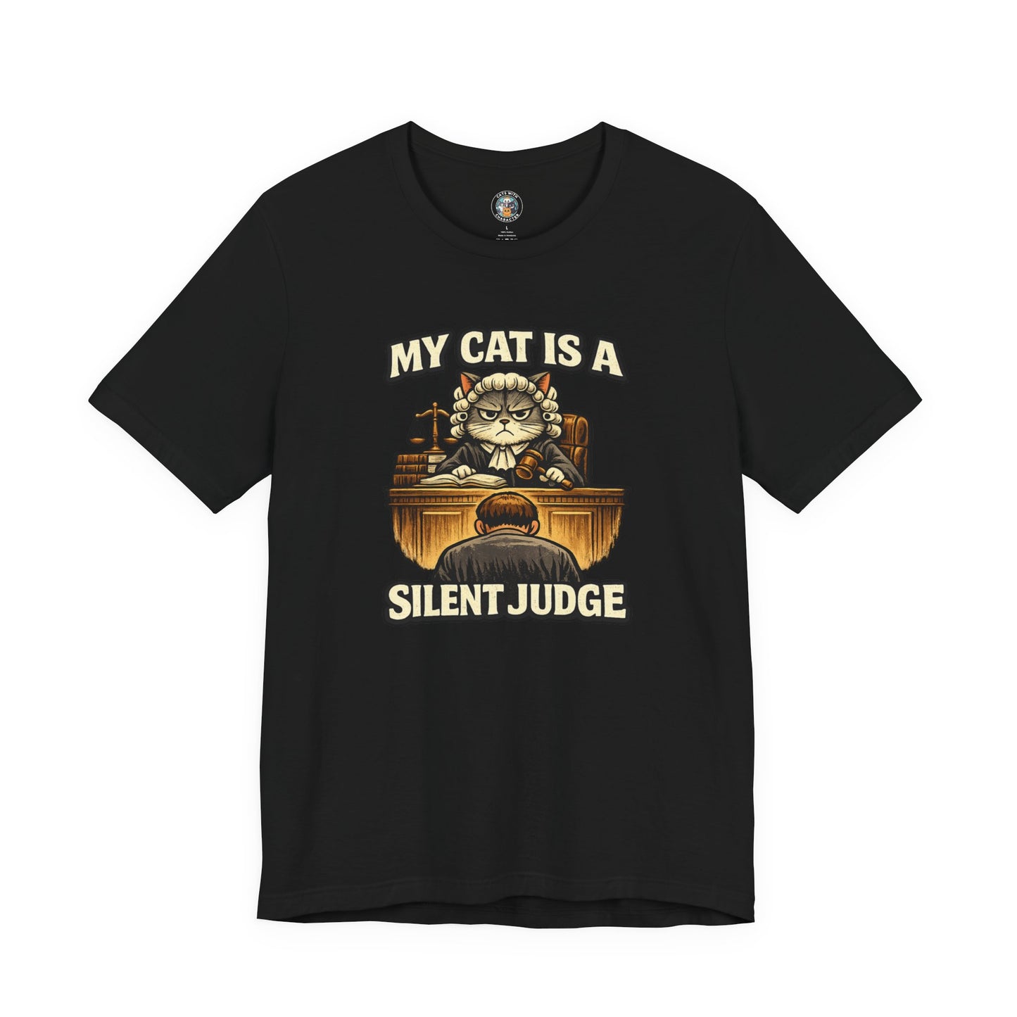 My Cat Is A Silent Judge - Feline Funnies - Dark