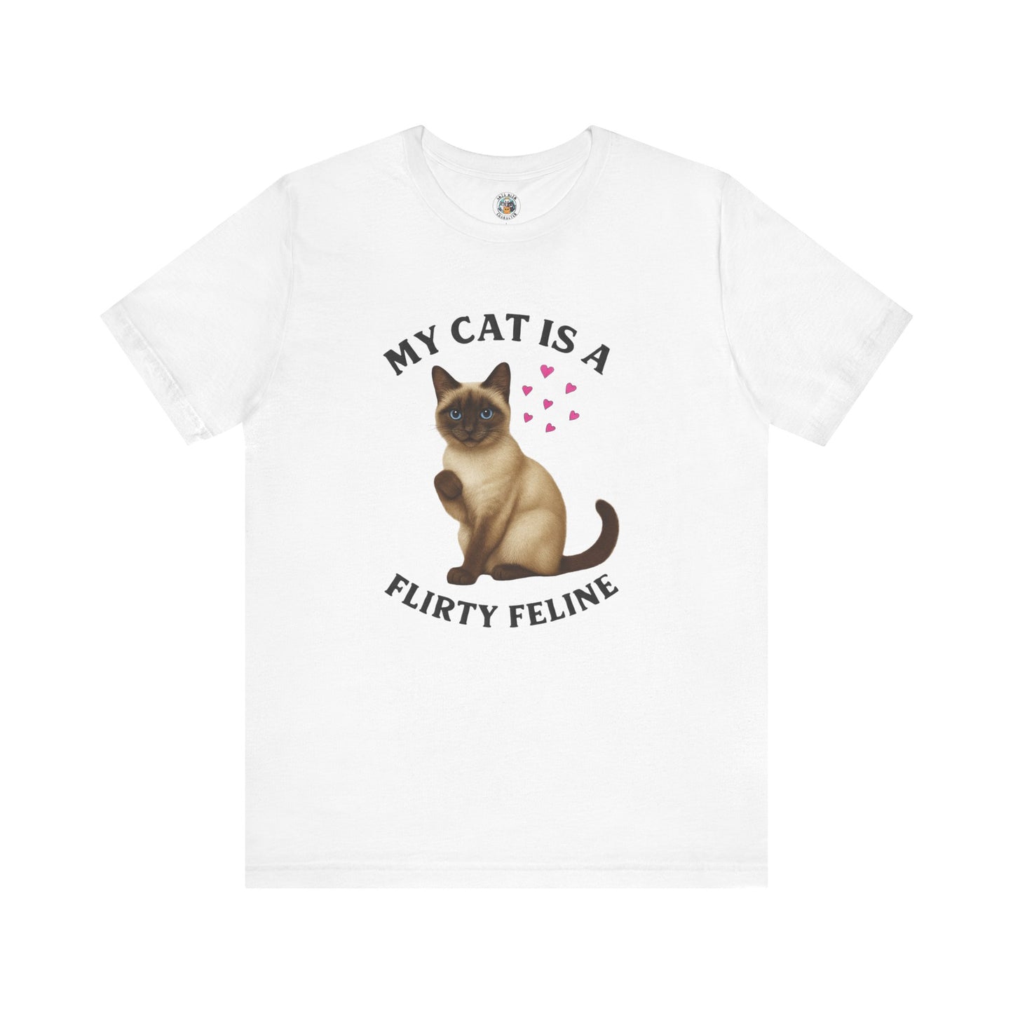 My Cat is a Flirty Feline - Paws in Focus - Unisex Jersey Short Sleeve Tee