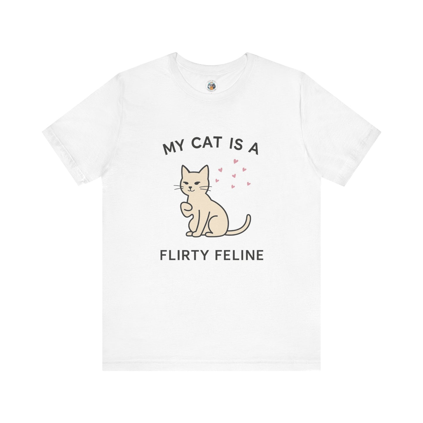 My Cat is a Flirty Feline - Simply Purrfect - Unisex Jersey Short Sleeve Tee