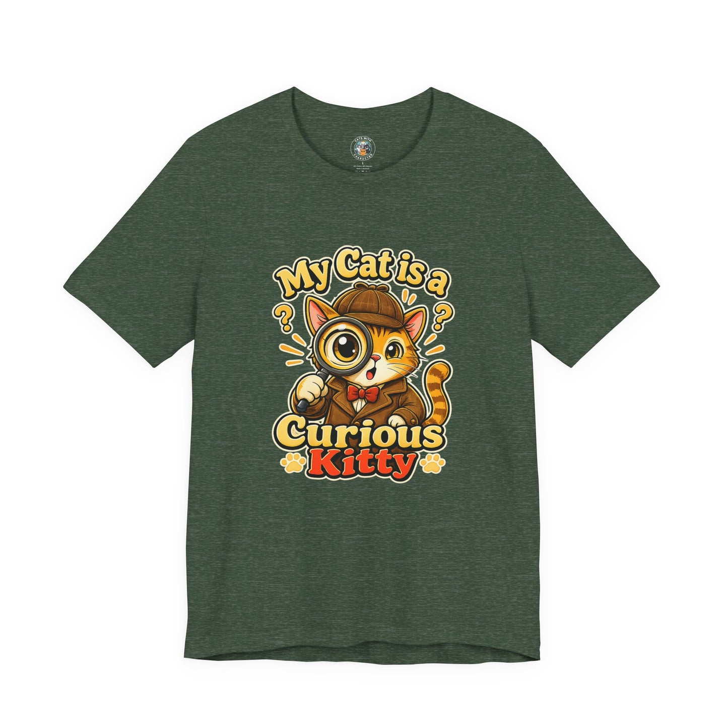 My Cat is a Curious Kitty - Feline Funnies Dark | Cats With Character