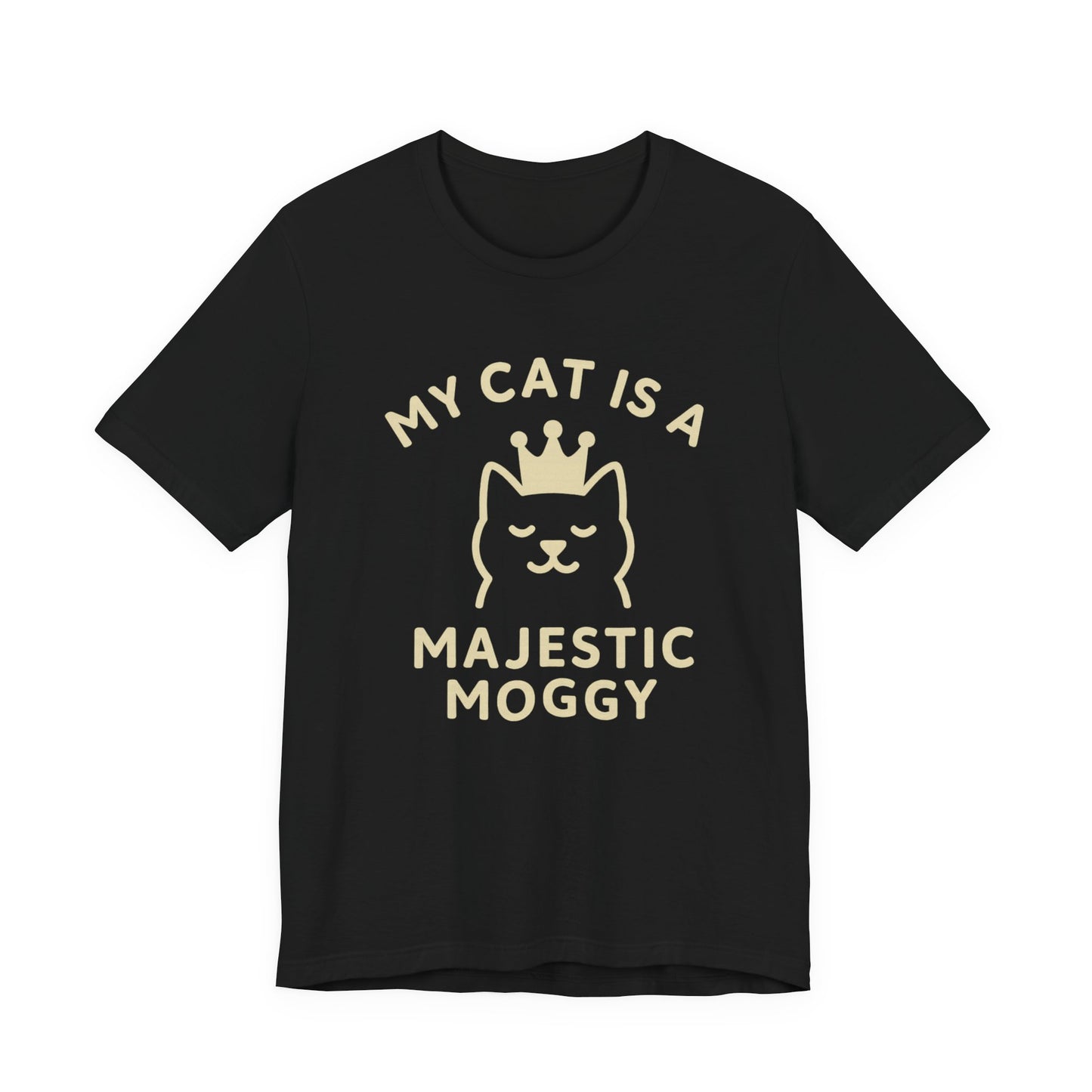My Cat is a Majestic Moggy - Simply Purrfect - Dark T-shirt  | Cats With Character