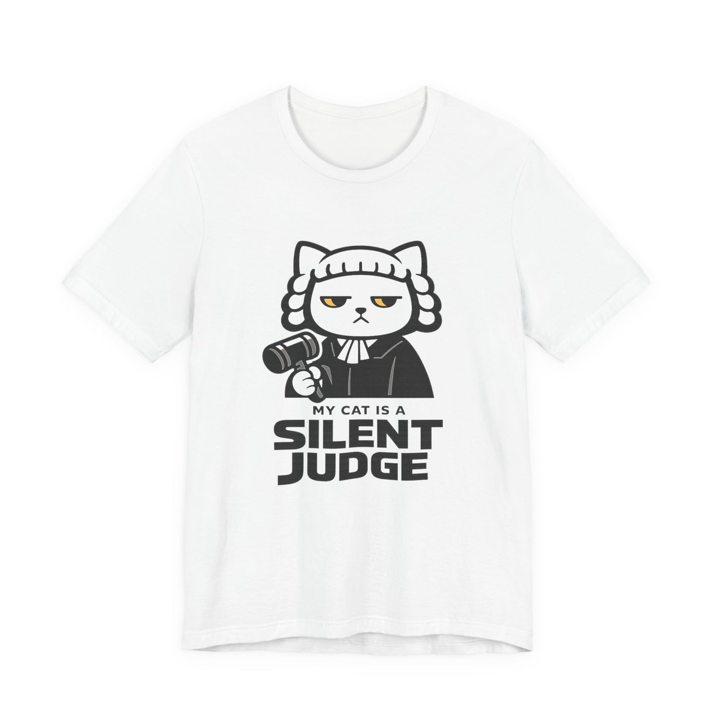 My Cat is a Silent Judge - Simply Purrfect - T-Shirt | Cats With Character