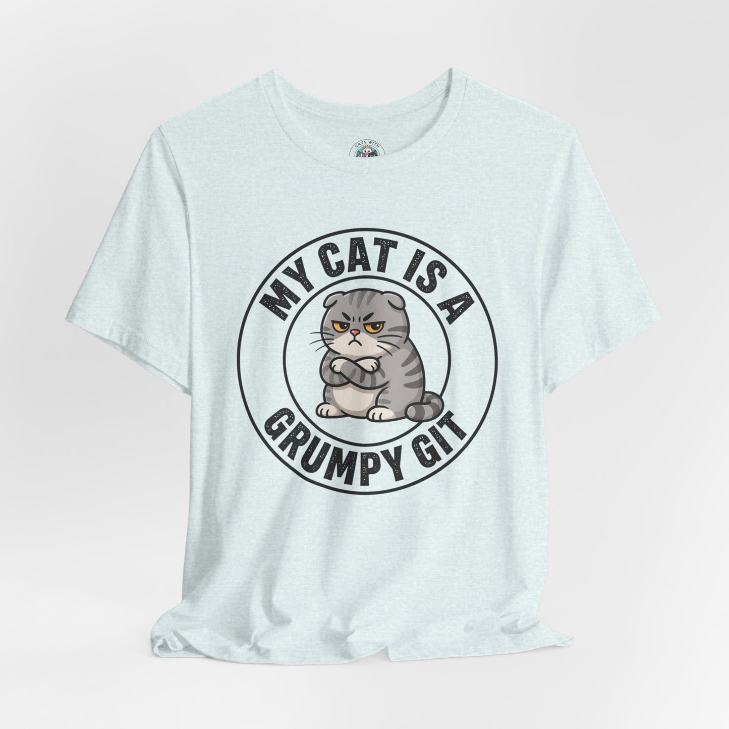 My Cat is a Grumpy Git - Feline Funny T-shirt