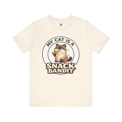 My Cat is a Snack Bandit - Feline Funnies - T-shirt