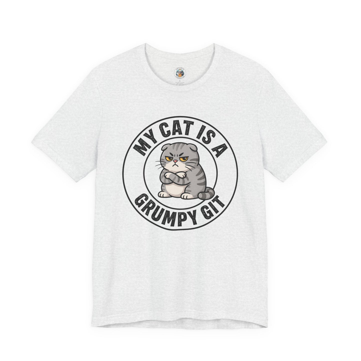 My Cat is a Grumpy Git - Feline Funny T-shirt