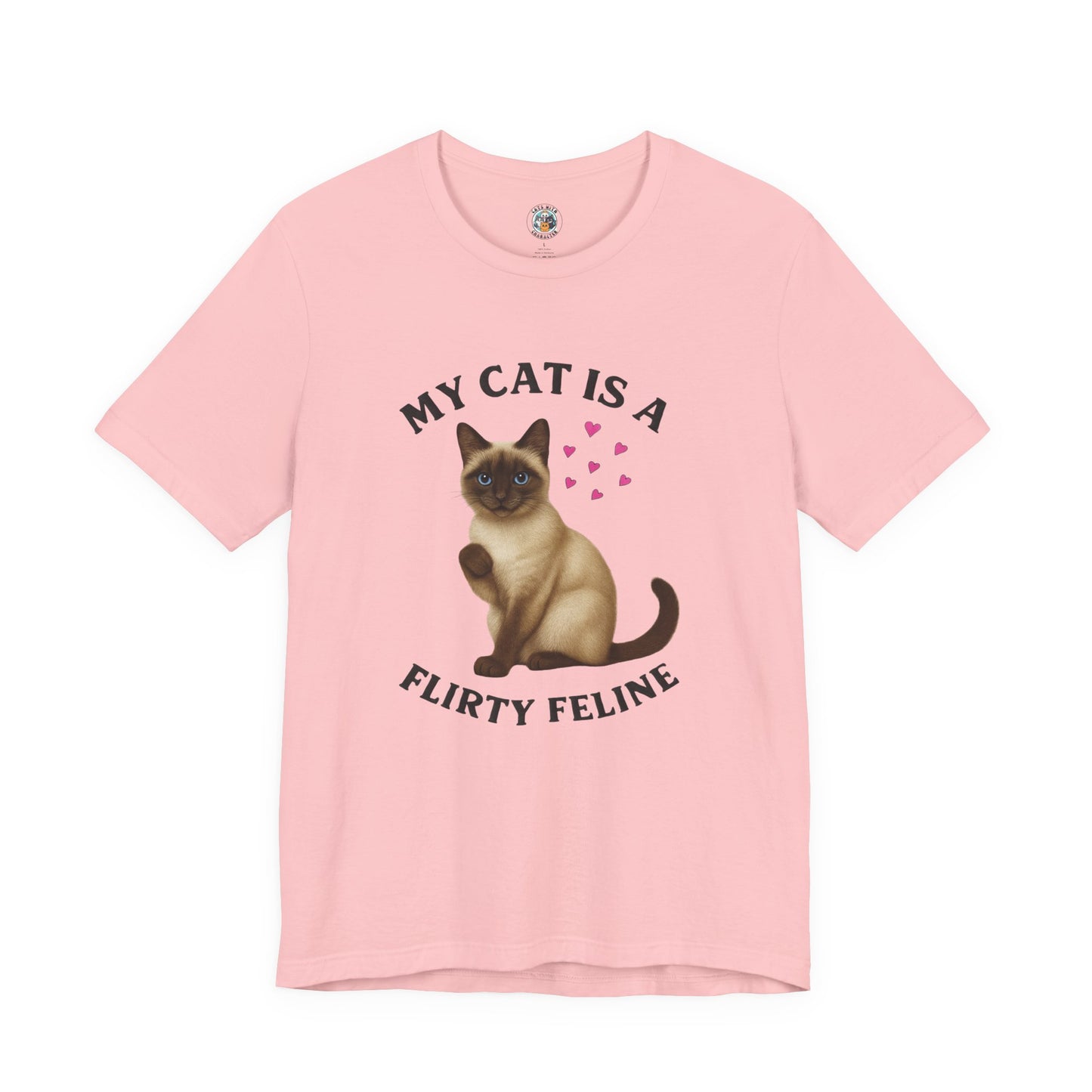 My Cat is a Flirty Feline - Paws in Focus - Unisex Jersey Short Sleeve Tee