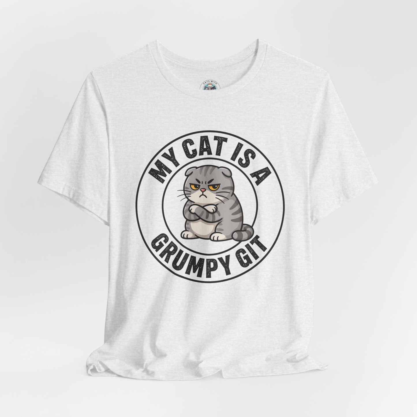 My Cat is a Grumpy Git - Feline Funny T-shirt