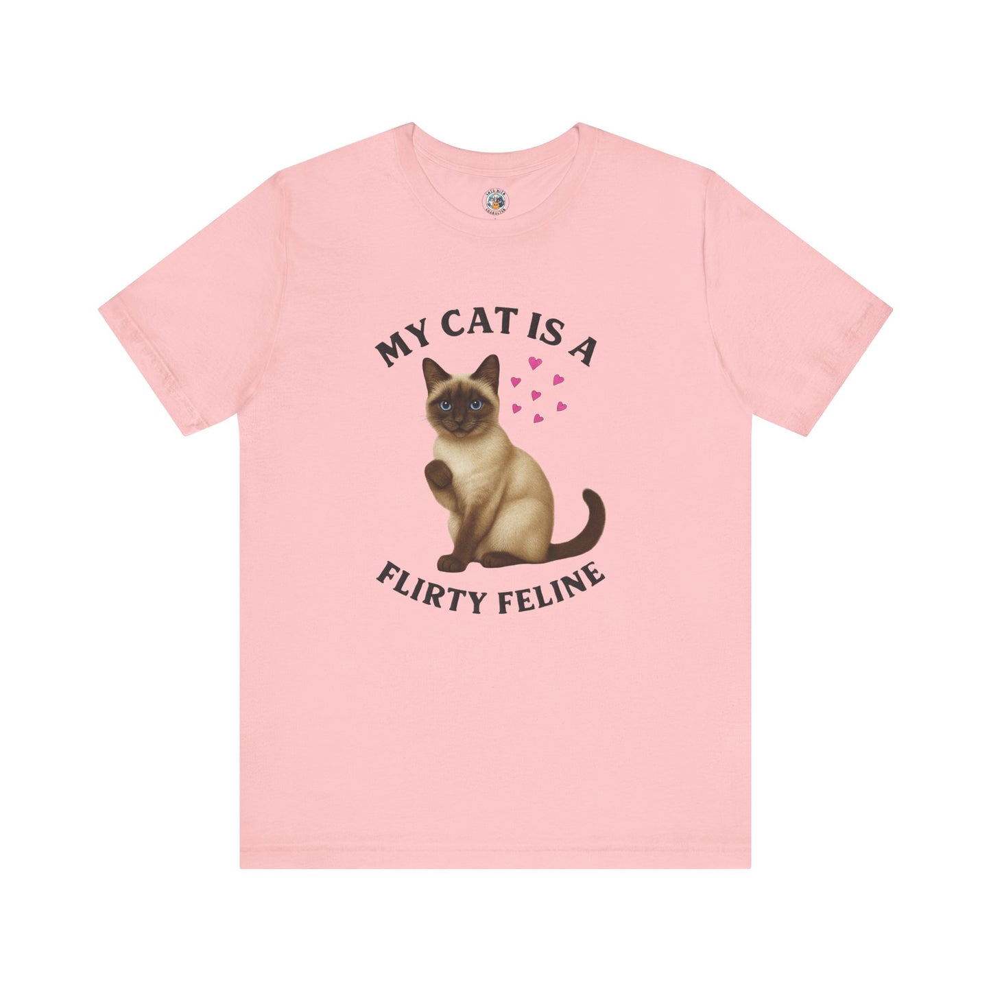 My Cat is a Flirty Feline - Paws in Focus - Unisex Jersey Short Sleeve Tee