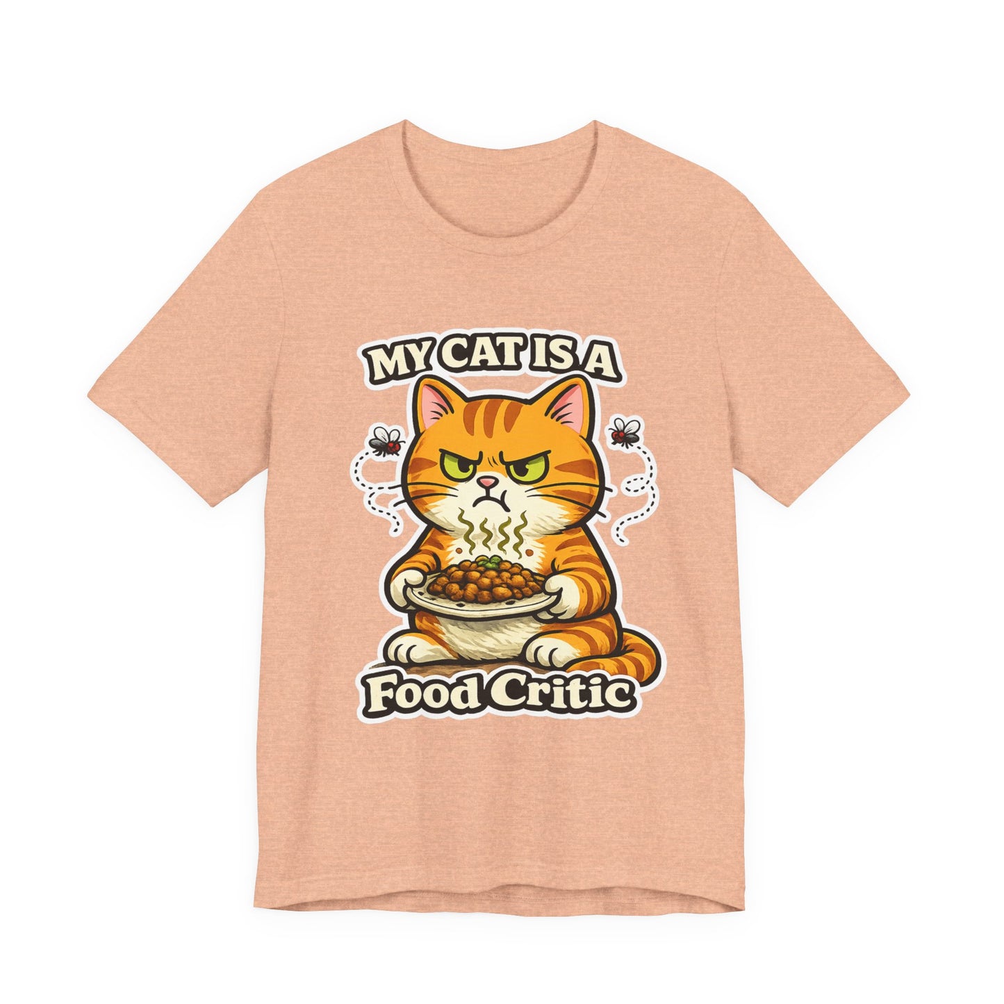 My Cat Is A Food Critic – Funny Cat T-Shirt | Cats With Character