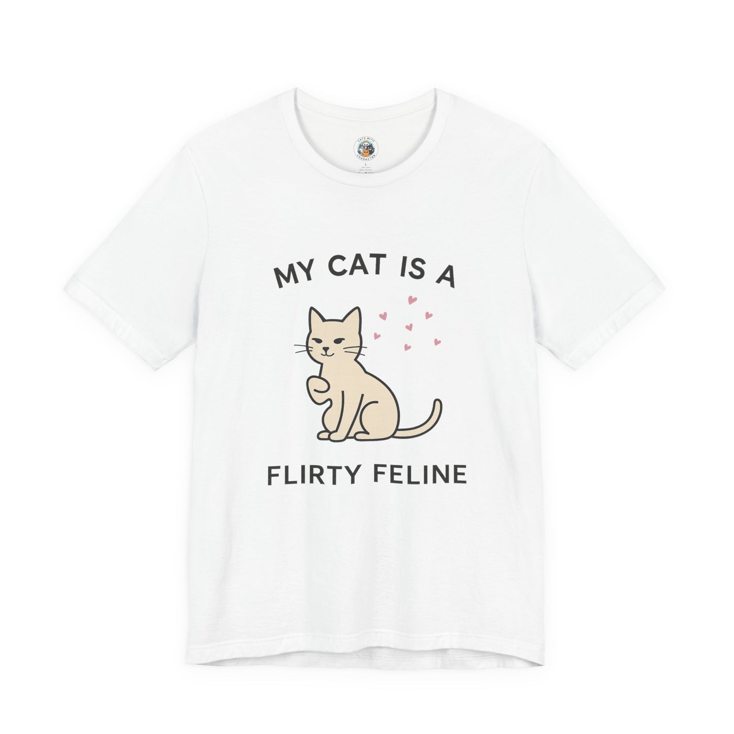 My Cat is a Flirty Feline - Simply Purrfect - Unisex Jersey Short Sleeve Tee