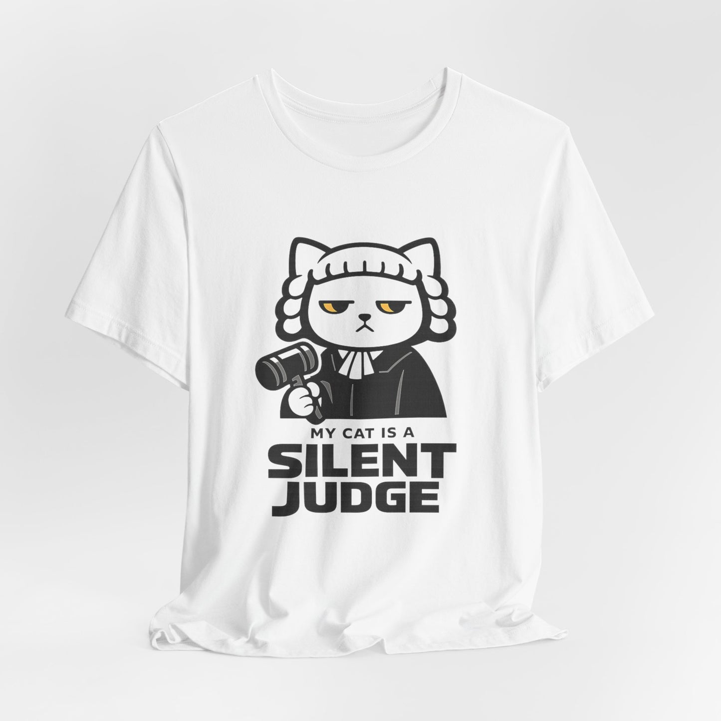 My Cat is a Silent Judge - Simply Purrfect - T-Shirt | Cats With Character