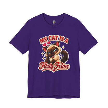 My Cat is a Flirty Feline - Feline Funnies Dark | Cats With Character
