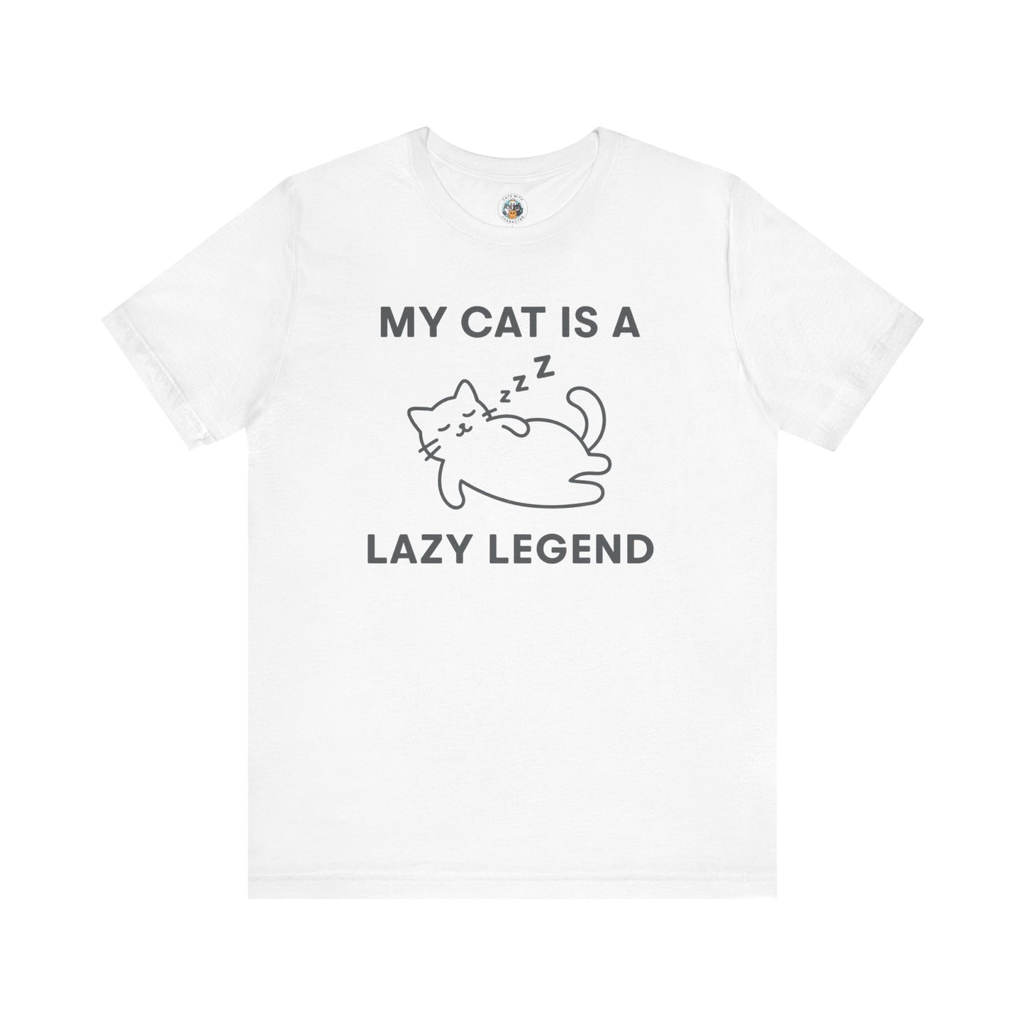 My Cat is a Lazy Legend - Simply Purrfect - Unisex Jersey Short Sleeve Tee