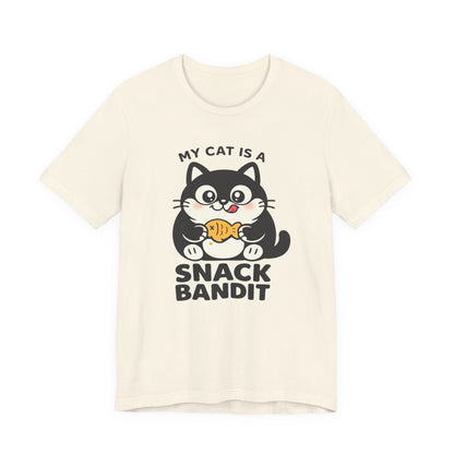 My Cat Is A Snack Bandit - Simply Purrfect Cat T-Shirt | Cats With Character