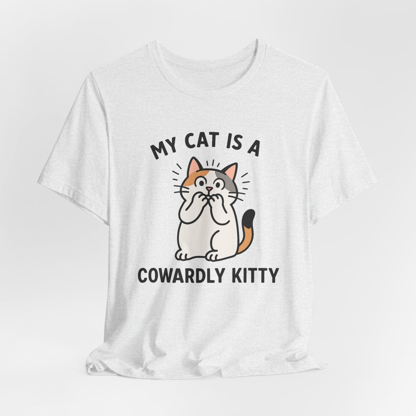 My Cat is a Cowardly Kitty - Simply Purrfect - T-Shirt | Cats With Character