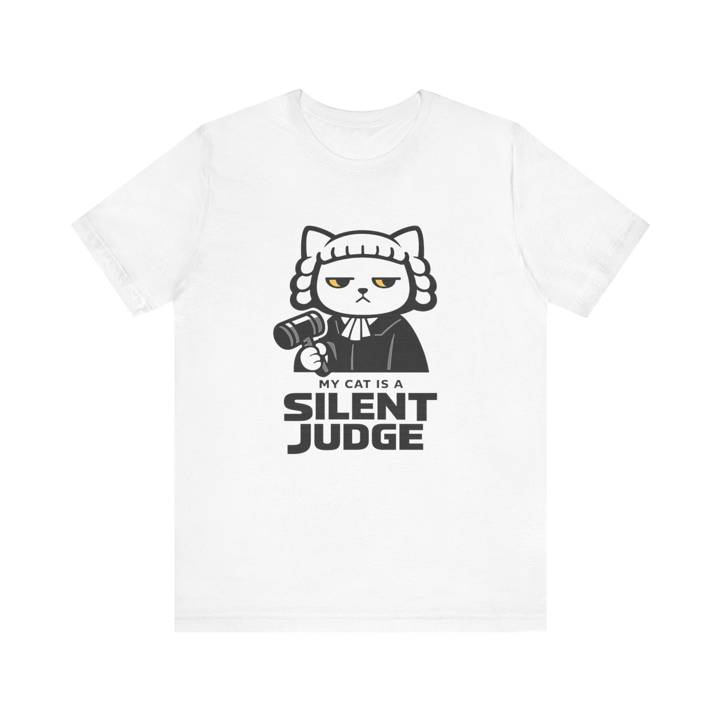 My Cat is a Silent Judge - Simply Purrfect - T-Shirt | Cats With Character