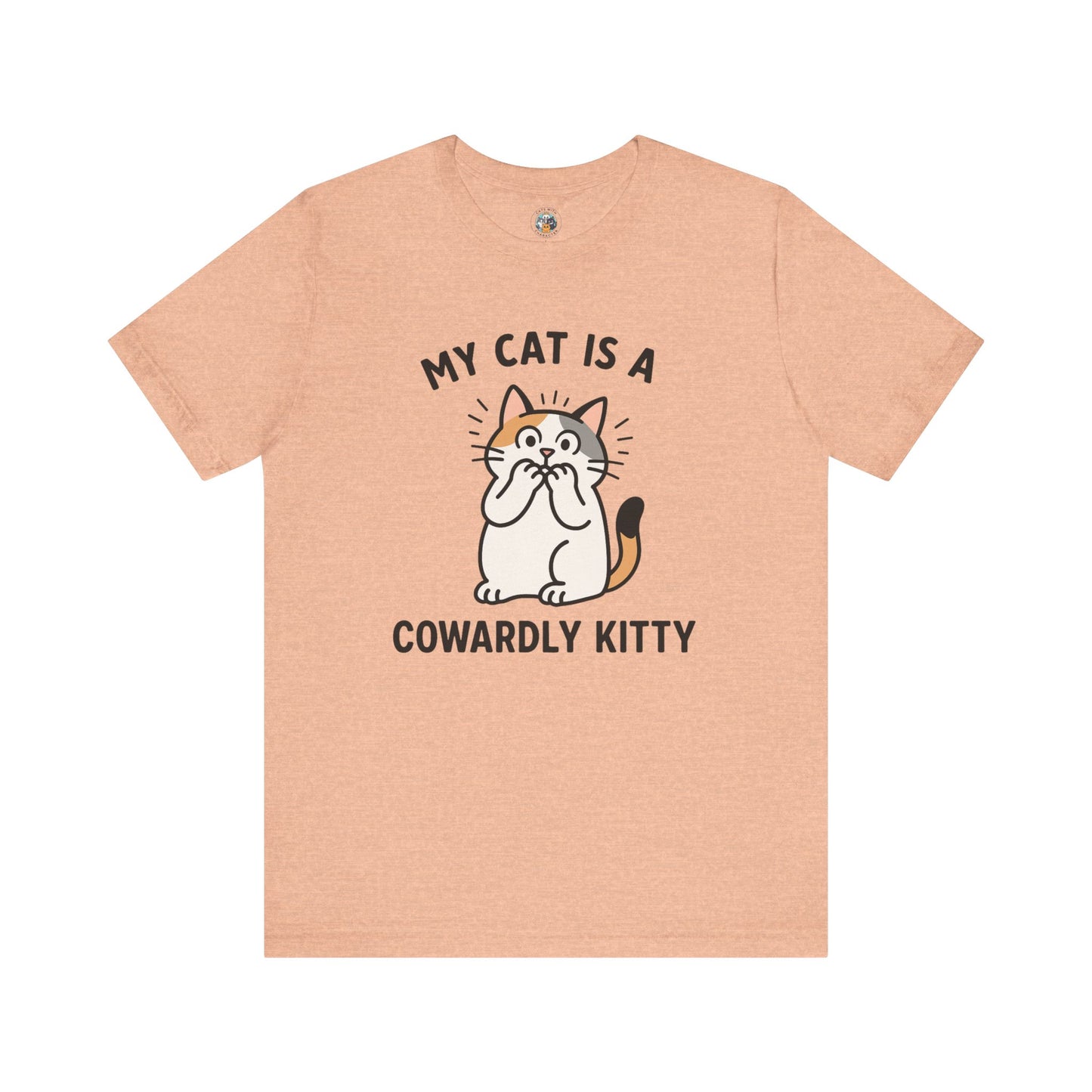 My Cat is a Cowardly Kitty - Simply Purrfect - T-Shirt | Cats With Character