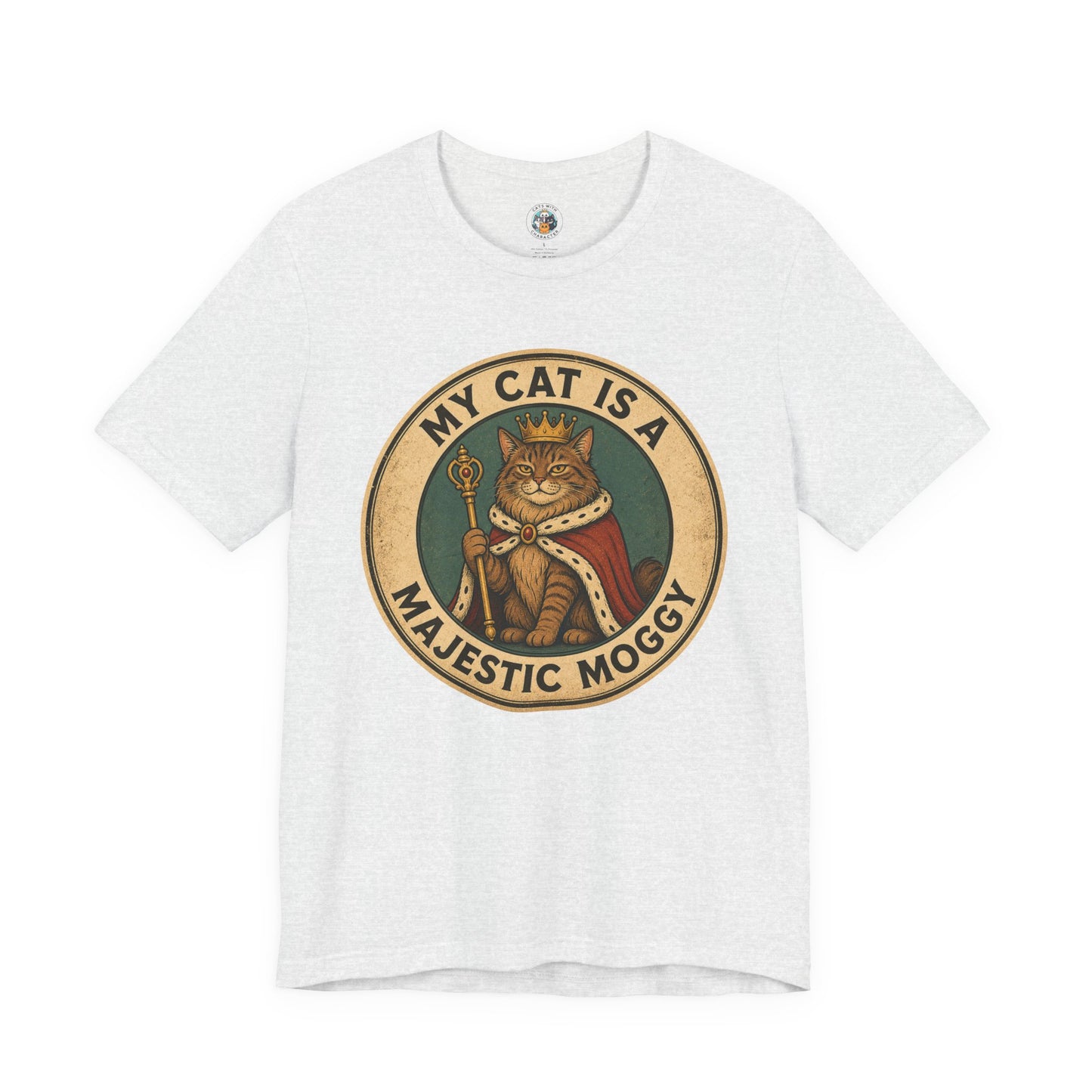 My Cat Is A Majestic Moggy – Retro Vintage Cat T-Shirt | Cats With Character