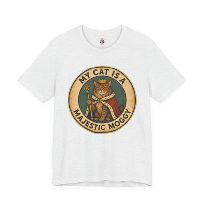 My Cat Is A Majestic Moggy – Retro Vintage Cat T-Shirt | Cats With Character