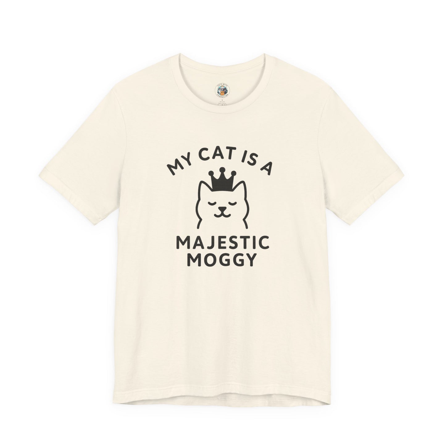My Cat is a Majestic Moggy - Simply Purrfect - Unisex Jersey Short Sleeve Tee