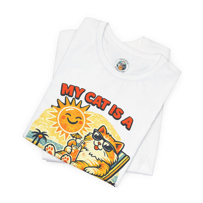 My Cat Is a Sun Worshipper – Funny Cat Beach Shirt