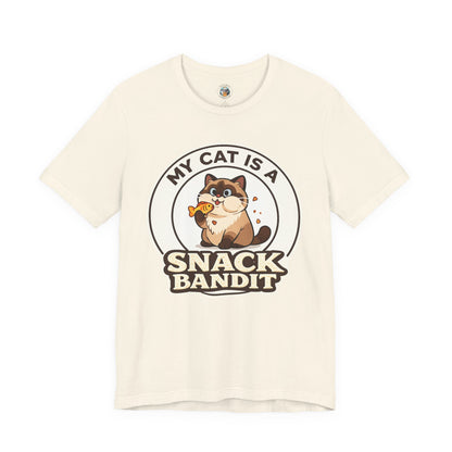 My Cat is a Snack Bandit - Feline Funnies - T-shirt