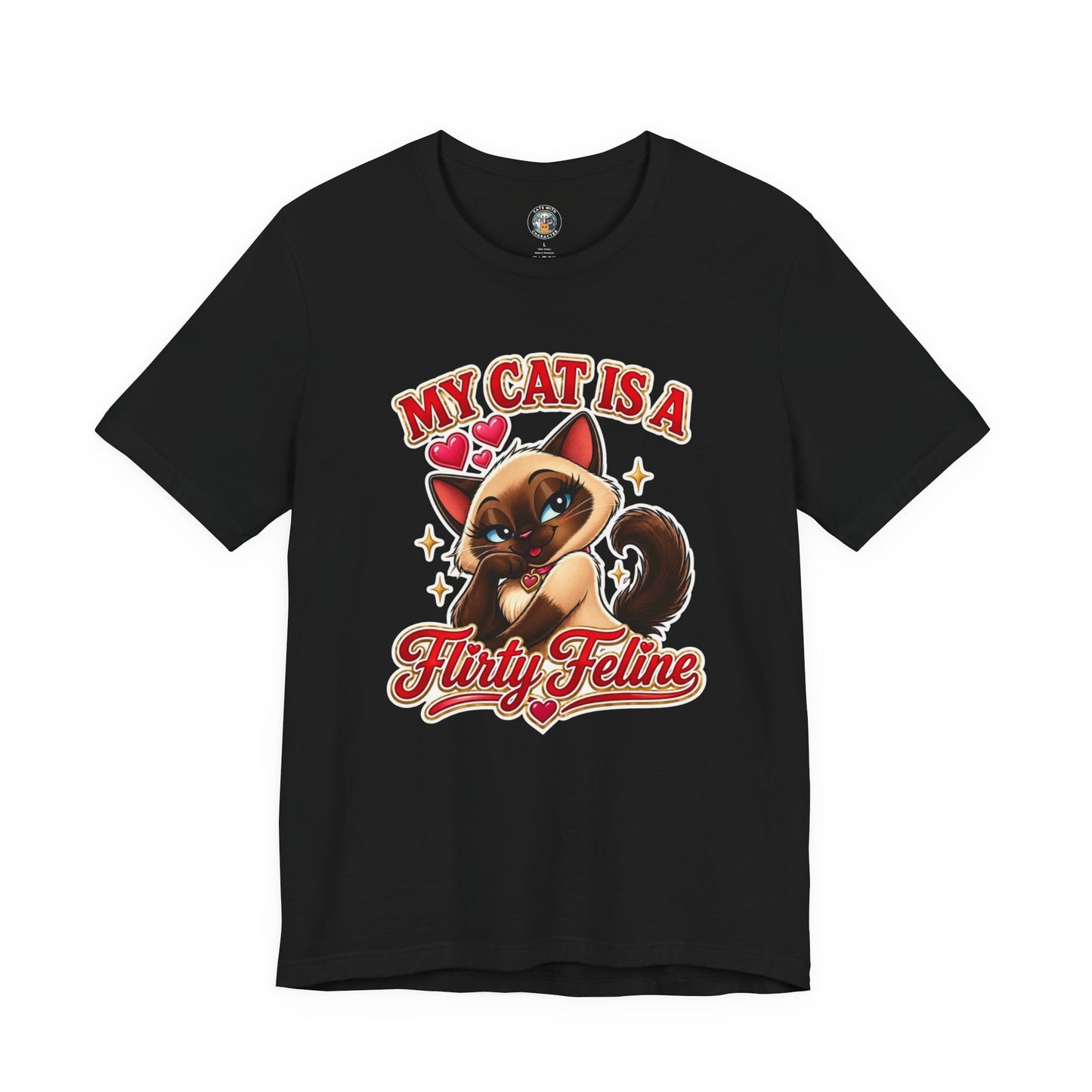 My Cat is a Flirty Feline - Feline Funnies Dark | Cats With Character