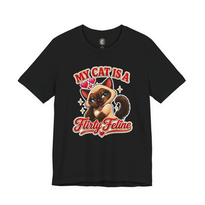 My Cat is a Flirty Feline - Feline Funnies Dark | Cats With Character