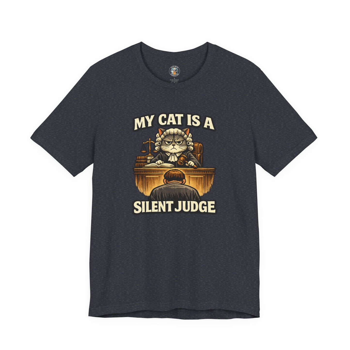 My Cat Is A Silent Judge - Feline Funnies - Dark