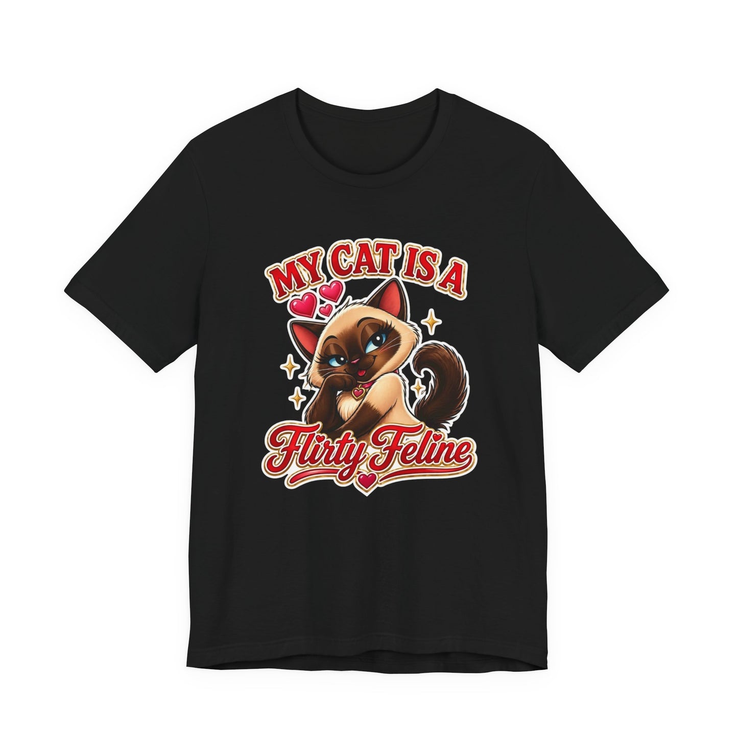 My Cat is a Flirty Feline - Feline Funnies Dark | Cats With Character