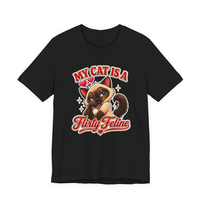 My Cat is a Flirty Feline - Feline Funnies Dark | Cats With Character