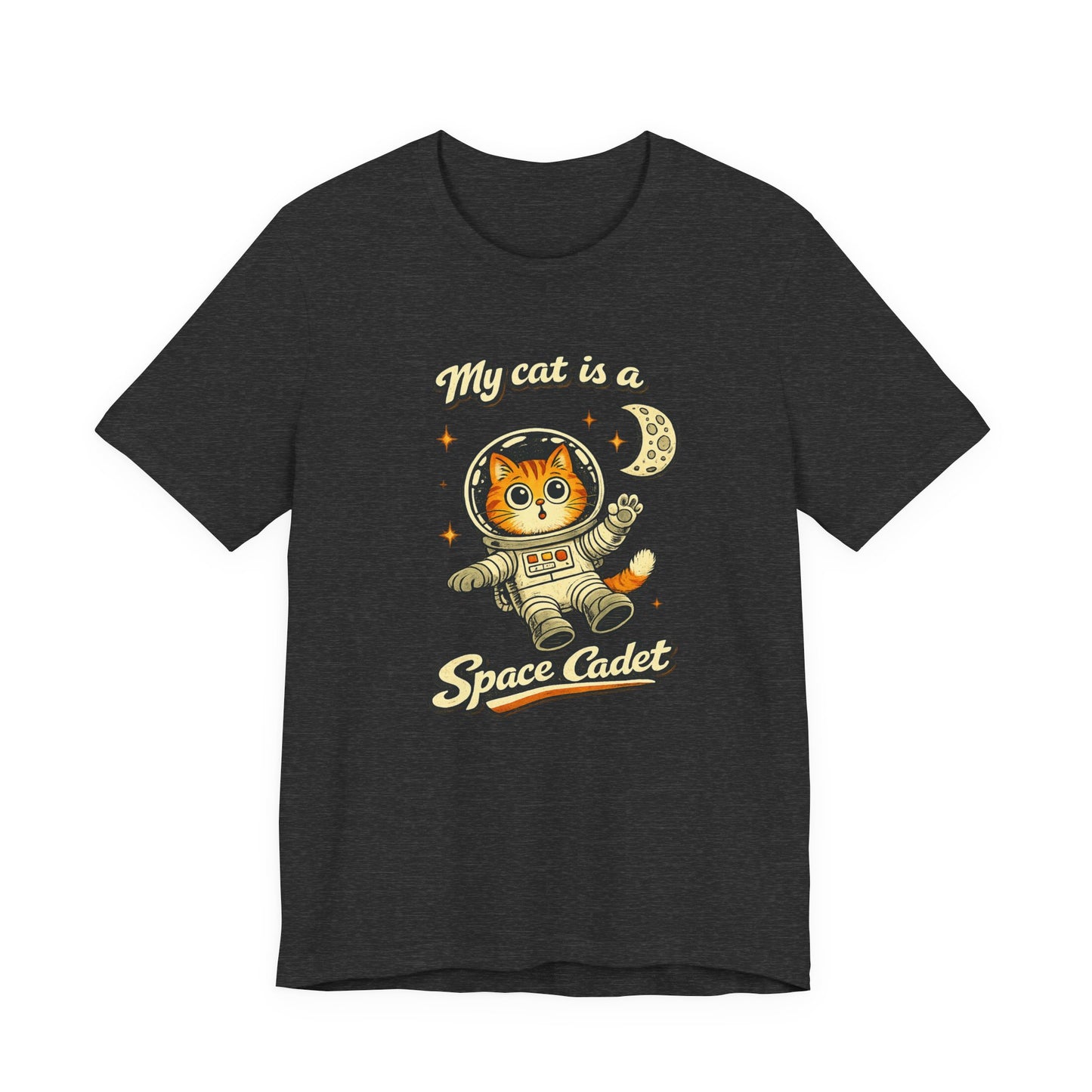 My Cat Is a Space Cadet – Retro Astronaut Cat T-Shirt | Cats with Character