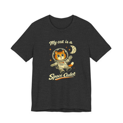 My Cat Is a Space Cadet – Retro Astronaut Cat T-Shirt | Cats with Character